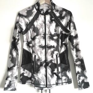 Ideology Sky High Tie Dye Zip Up Performance Jacket Size S EUC